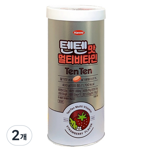 한미 텐텐맛 멀티비타민 100정, 2개