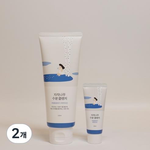 라운드랩 자작나무 수분 클렌저, 2개, 150ml