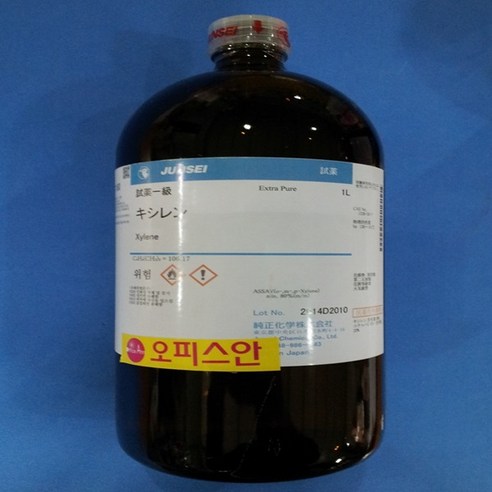 오피스안 자일렌 (JAPAN-JUNSEI) Xylene 80% (EP) 1L 시약 - 시약병 | 쿠팡