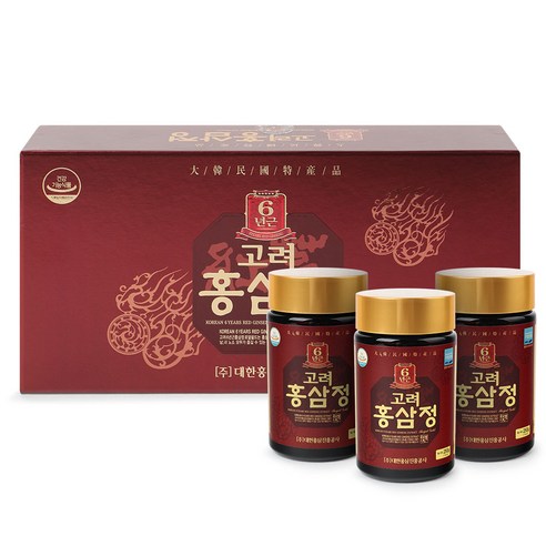 고려 6년근 홍삼정 로얄골드 250g x 4병 이미지 2
