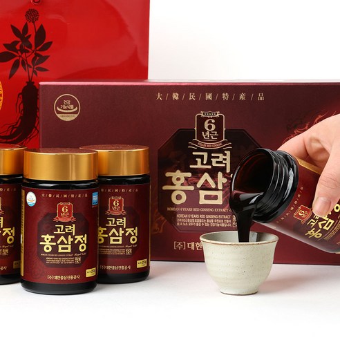 고려 6년근 홍삼정 로얄골드 250g x 4병 맛있게 먹은 솔직 후기 - 상품 이미지 3