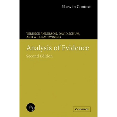 Analysis of Evidence Paperback, Cambridge University Press