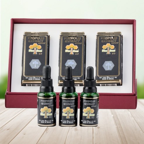 브라질 프로폴리스 왁스프리 60 3개세트, 30ml, 3개