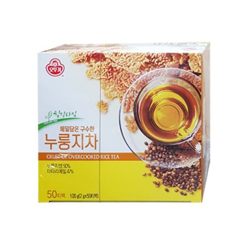 오뚜기 누룽지차, 2g, 50개입