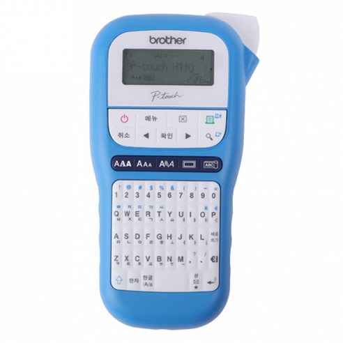 브라더 휴대용 라벨프린터, PT-H110BW, 1개