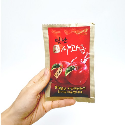 새콤달콤 꿀사과 만든 사과즙 120ml, 1개