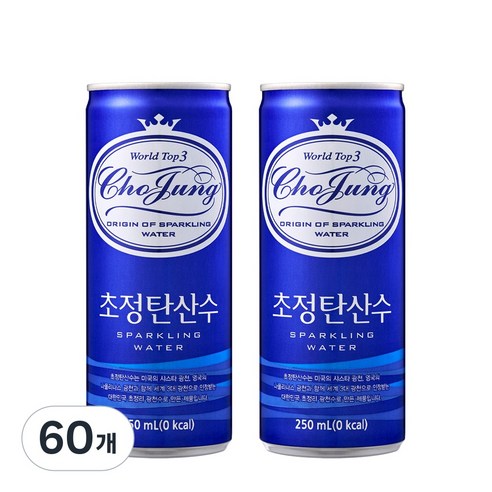 초정탄산수, 250ml, 60개
