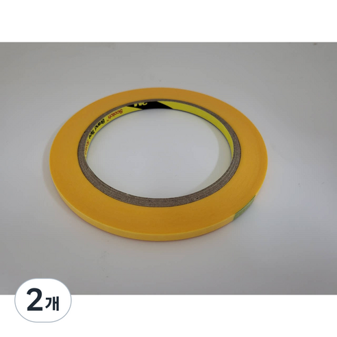 쓰리엠 244 내열 마스킹테이프 3미리 50미터 3mm x50m, 2개