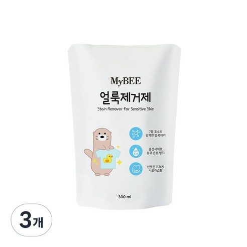 마이비 얼룩제거제 리필, 300ml, 3개