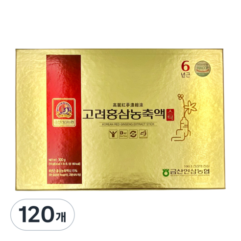[농협] 고려홍삼농축액 스틱, 120개, 10g