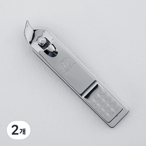777 쓰리세븐 클리퍼 국산 큐티클 일자 손톱깎이, 2.큐티클 일자 손톱깎이 CN75, 2개, 큐티클 일자 손톱깎이 CN75