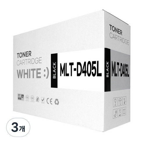 MLT-D405L 호환 토너, 3개, 검정