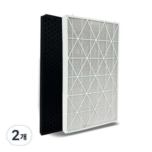 삼성 비스포크 큐브 공기청정기 호환 필터 CFX-J170D 세트 AX70A9513GED AX70A9500GND, 2개