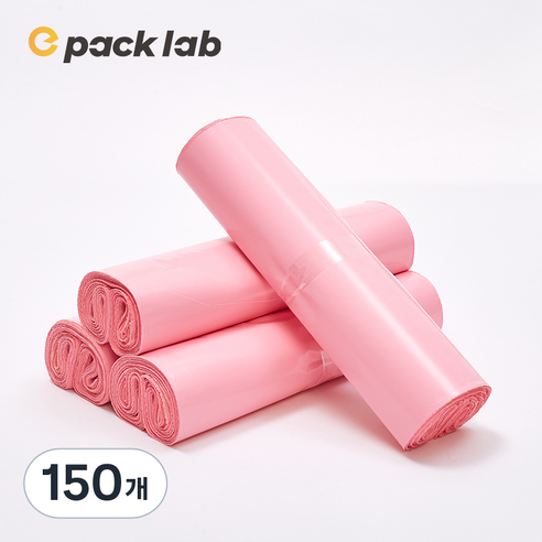LDPE 택배봉투 (연핑크) 쇼핑몰 택배비닐 의류봉투 고급 비닐봉투, 150개