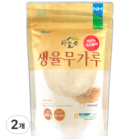 수안보농협 국산 생율무가루, 2개, 200g