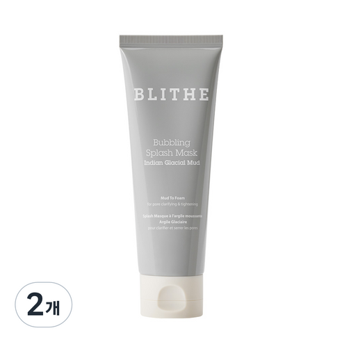 블라이드 얼음모공팩 인디언 머드팩투폼 클렌징폼 120ml 클레이팩 모공팩 팩폼 1개, 2개, 1개입