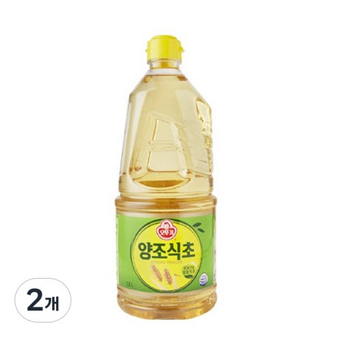 오뚜기 양조 식초, 1.5L, 2개