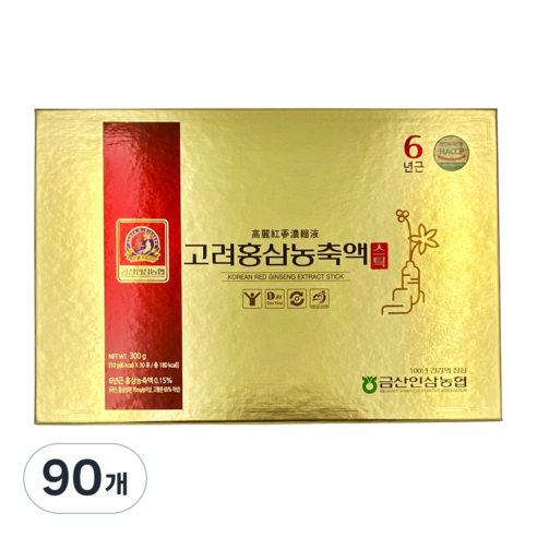 [농협] 고려홍삼농축액 스틱, 90개, 10g