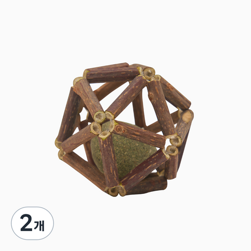 헨로포우 캣닢볼, 2개, 브라운