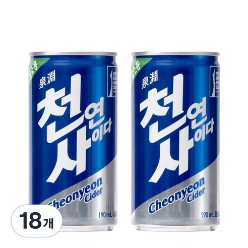 천연사이다, 190ml, 90개