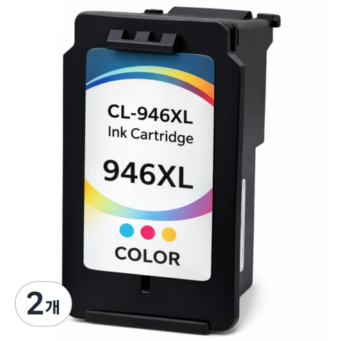CL-946XL 대용량 호환잉크 MG2490 MG3090 TS3490, 2개, 컬러