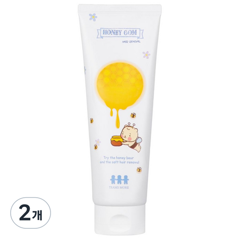 올리브영 제모크림 대용량 꿀곰제모크림, 0.25L, 2개