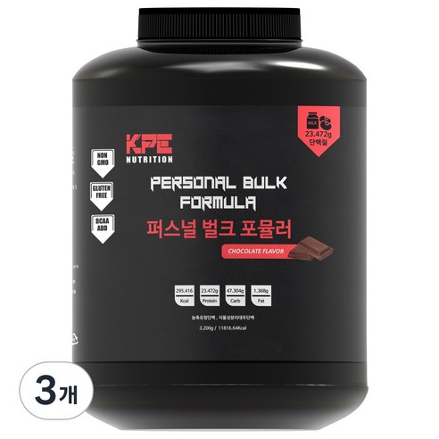퍼스널벌크포뮬러 게이너 3.2kg 복합단백질 프로틴 보충제 근육 헬스 3... 운동러 솔직 후기 | 실사용 리뷰 - 대표 이미지