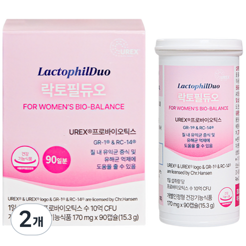 락토필듀오 질 유산균 90정