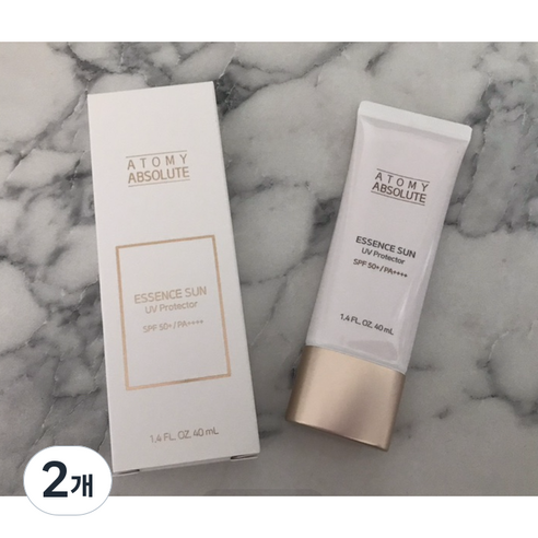 애터미 앱솔루트 에센스 선크림 SPF50+ PA++++, 40ml, 2개