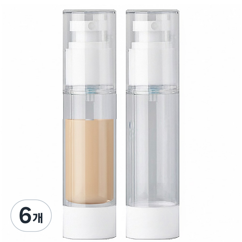 싱글레이드 진공 에센스 공병 100ml, 투명, 6개