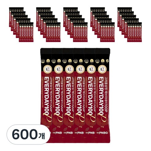 풍년보감 6년근 고려홍삼정 진액 에브리데이100P 홍삼스틱, 15g, 600개