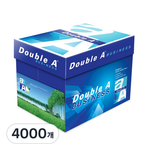 DoubleA 75g, 4000개, A4