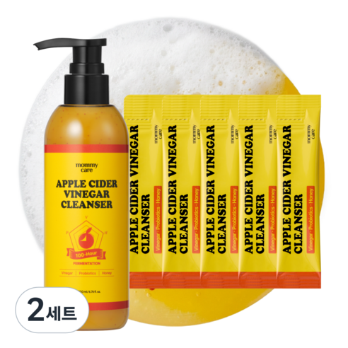 마미케어 모공 미백 애사비 클렌저 200ml+10ml 세트, 2세트, 210ml