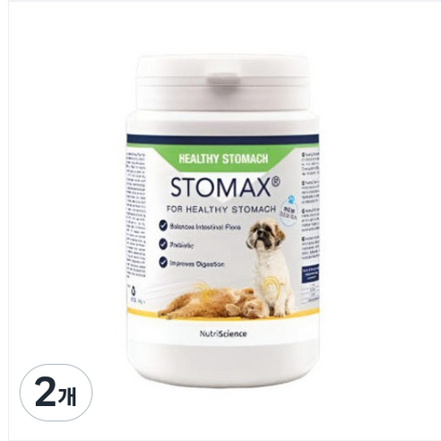 프로덴 스토맥스 강아지 고양이 겸용 소화 위장 영양제, 2개, 소화기능/췌장개선, 63g