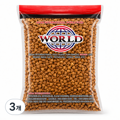 World Black Chana 블랙차나 이집트콩, 3개