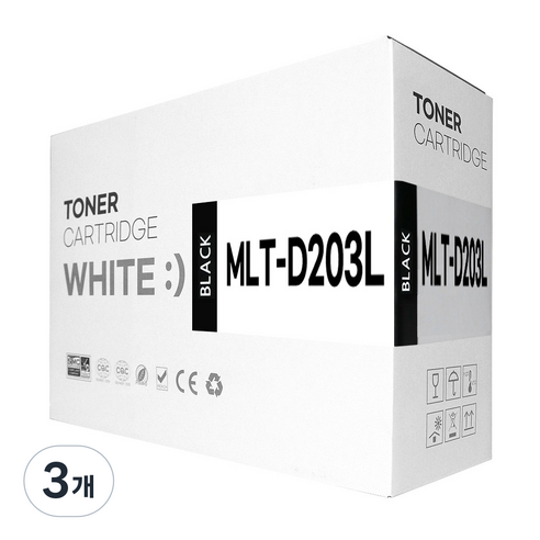 디디토너 MLT-D203L 호환, MLT-D203L 대용량, 3개