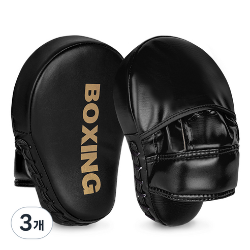 GINGPAI 깅파이 복싱 손 미트 핸드패드 격투기 트레이닝 코치 손미트 BOXSB, 3개, 골드