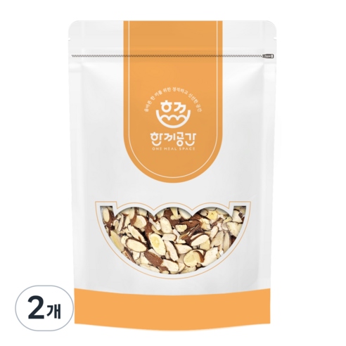 한끼공간 햇 아몬드슬라이스, 2개, 1kg