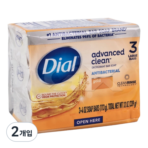 다이알 골드 비누, 339g, 2개입
