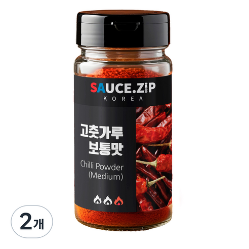 국산고춧가루 보통매운맛 고운고추가루, 80g, 2개