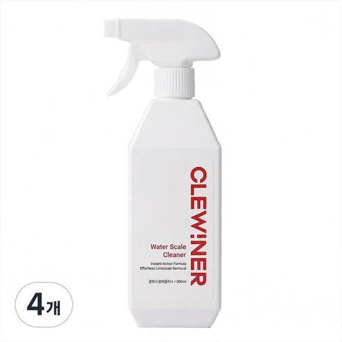클위너 물때클리너, 4개, 500ml