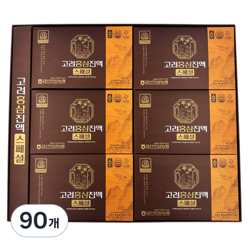 농협 홍삼진액스페셜 [HACCP인증], 90개, 70ml