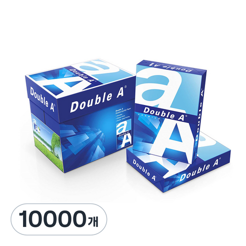 DoubleA 80g 2500매, A4, 10000매