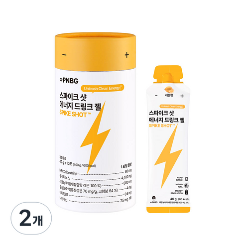 풍년보감 스파이크 샷 에너지젤 10p, 400g, 2개