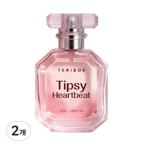Tipsy Heartbeat 여자 페로몬 향수 오 드 퍼퓸 여자 향수 1 위 이성 유혹 욕망을 자극하고 매혹적인 향기로 여성 매력을 더욱 돋보이게 하는 완벽한, 2개, 50ml