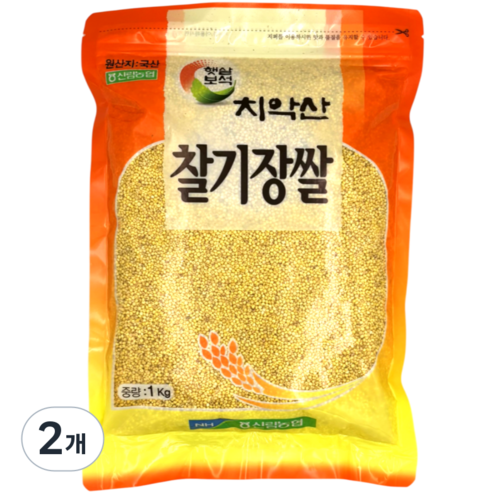 농협 [25년산 햇곡] 치악산 국산 찰기장, 2개, 1kg
