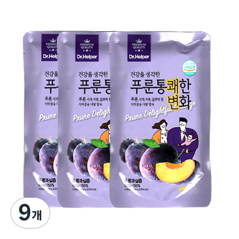 닥터헬퍼 푸룬 통쾌한 변화, 100ml, 8개