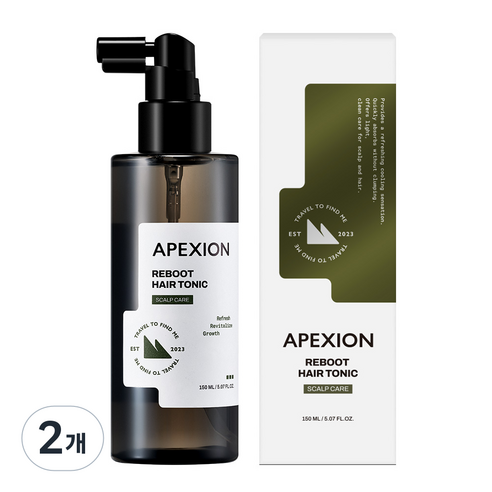 에펙션 리부트 헤어토닉 탈모증상완화 두피&모발 올인원 케어, 2개, 150ml