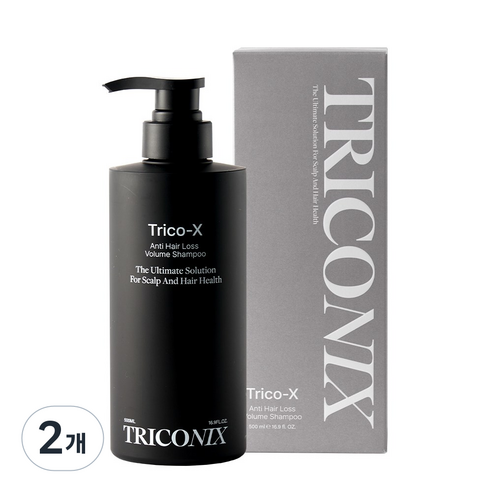 트리코닉스 트리코엑스 탈모완화 볼륨 샴푸, 2개, 500ml