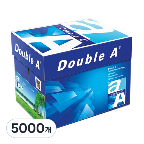 DoubleA 80g 2500매, 5000개, A4